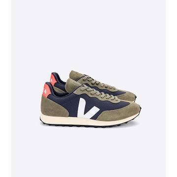 Olive Women's Veja RIO BRANCO ALVEOMESH Running Shoes | AU 422UZG